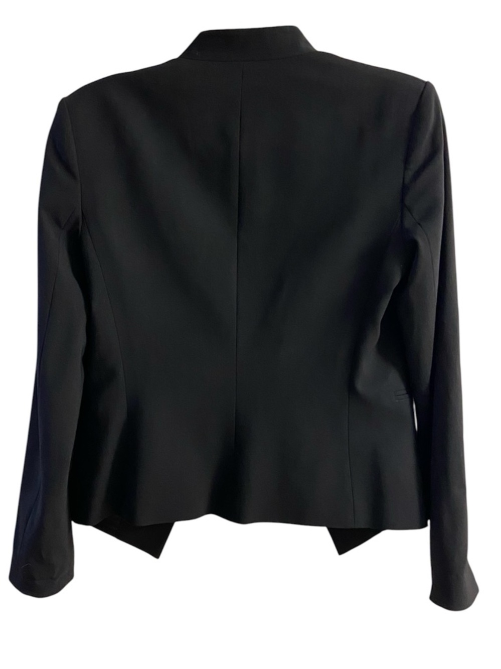Theory Lanai blazer black virgin wool Sz 8 - Picture 3 of 9